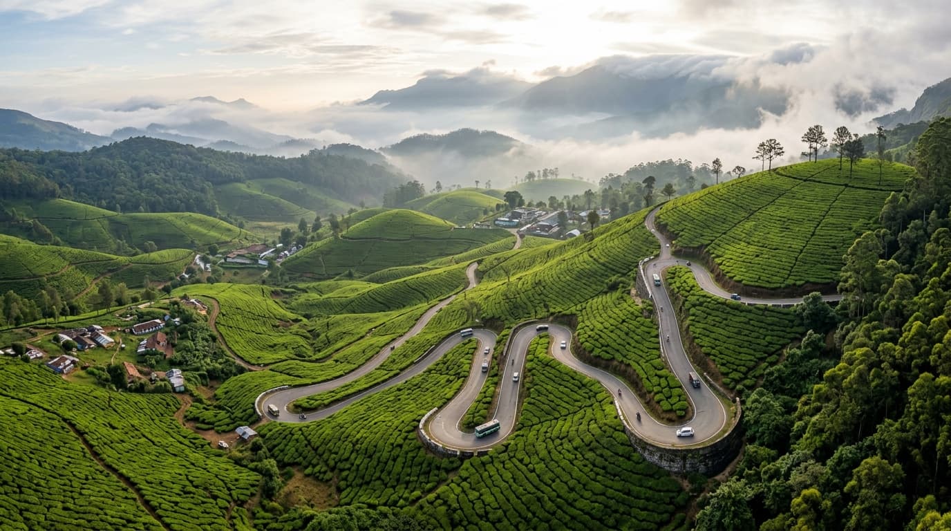 Coimbatore to Valparai Round Trip EV Cab